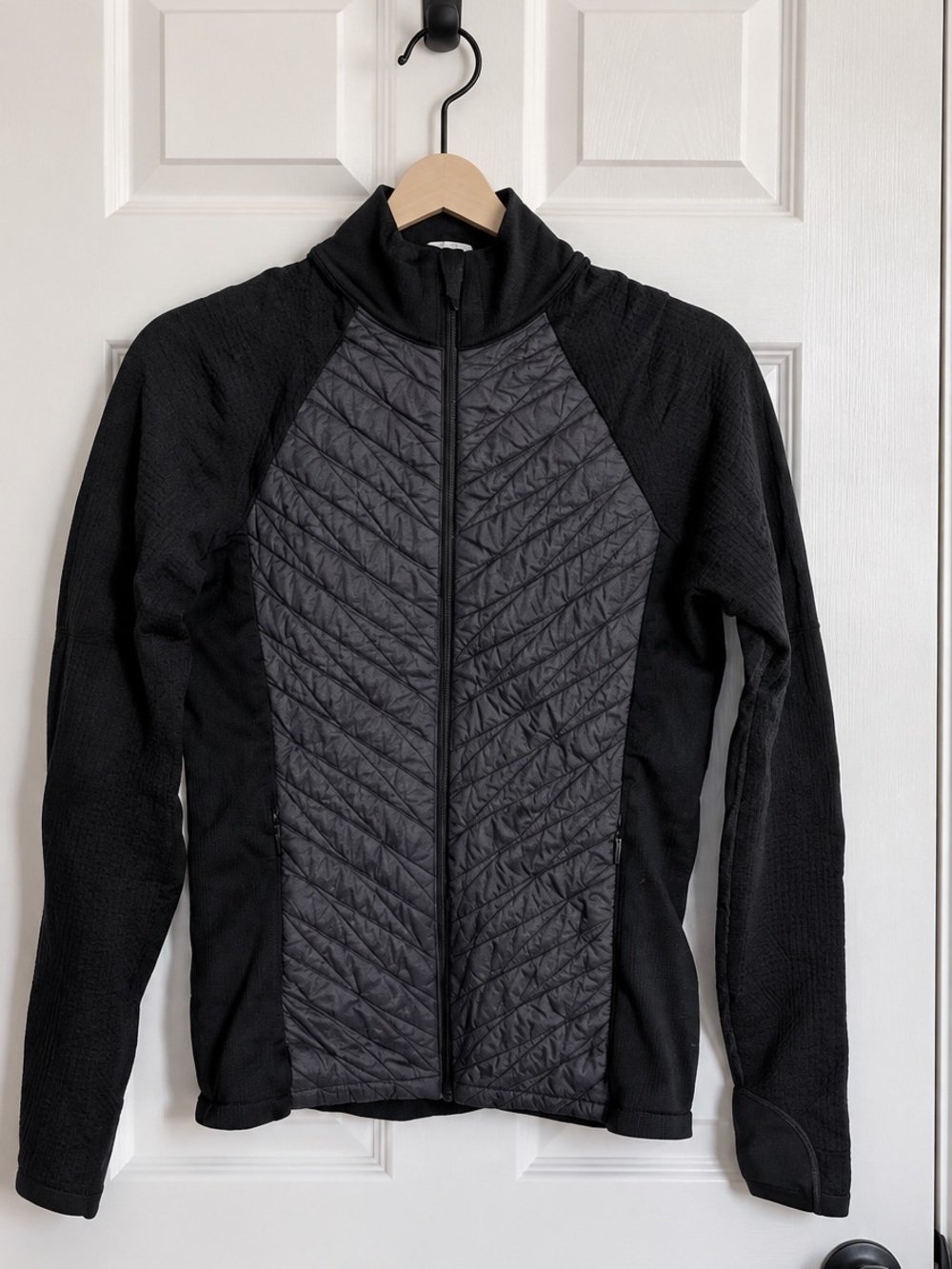Athleta black Jacket Women Med. Flurry Force